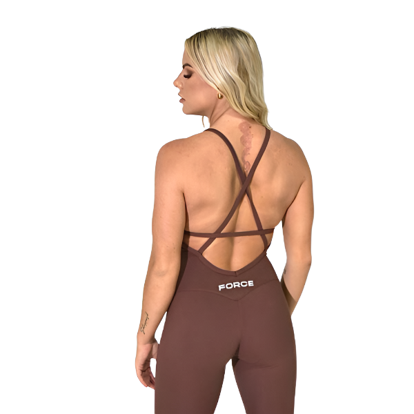 Staples Jumpsuit - Mocha