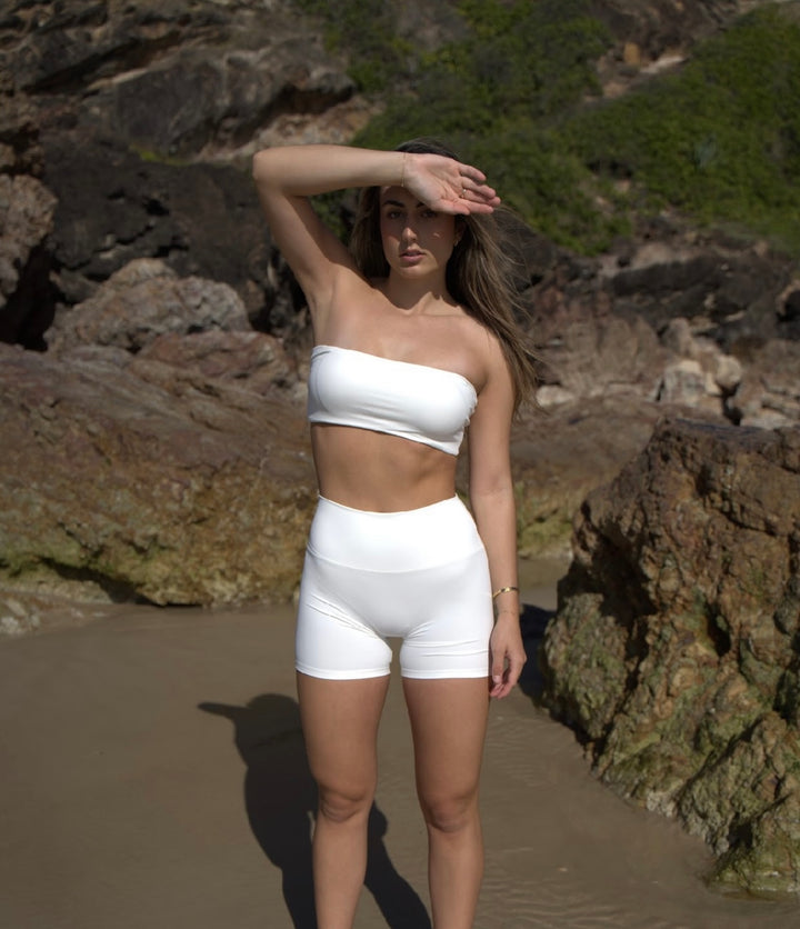 Earth Bandeau - White